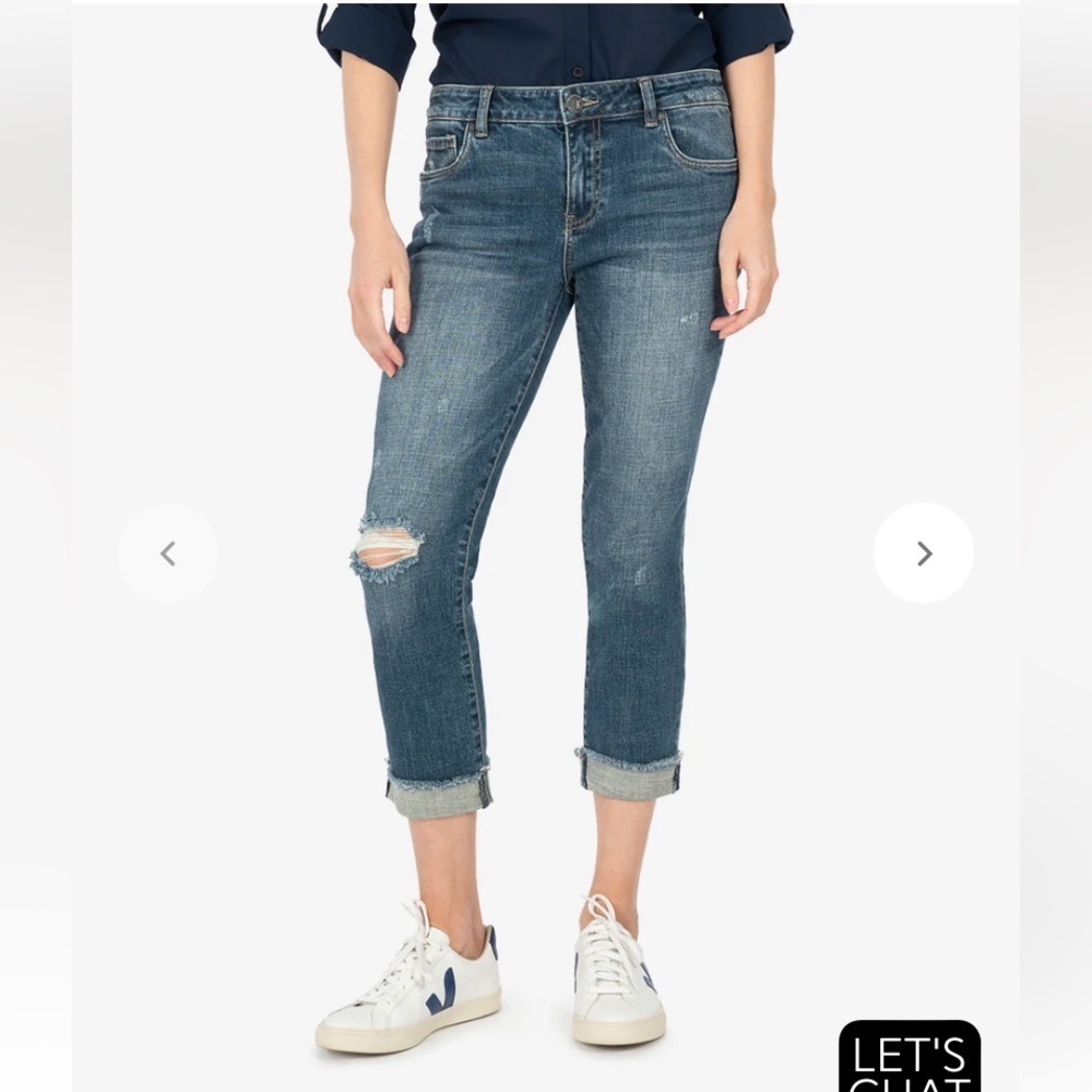 Kut Amy Crop Straight Leg 2